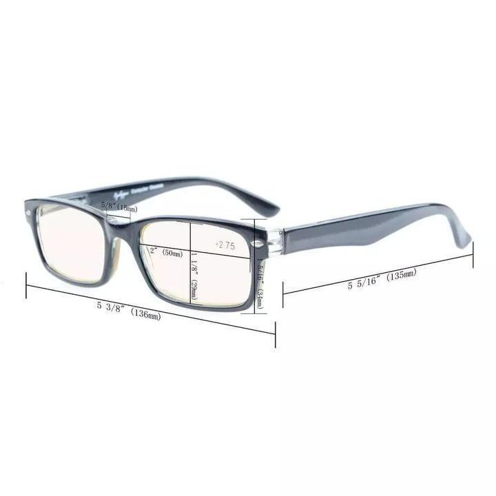 Blue Light Filter Reading Glasses 1-UVR055