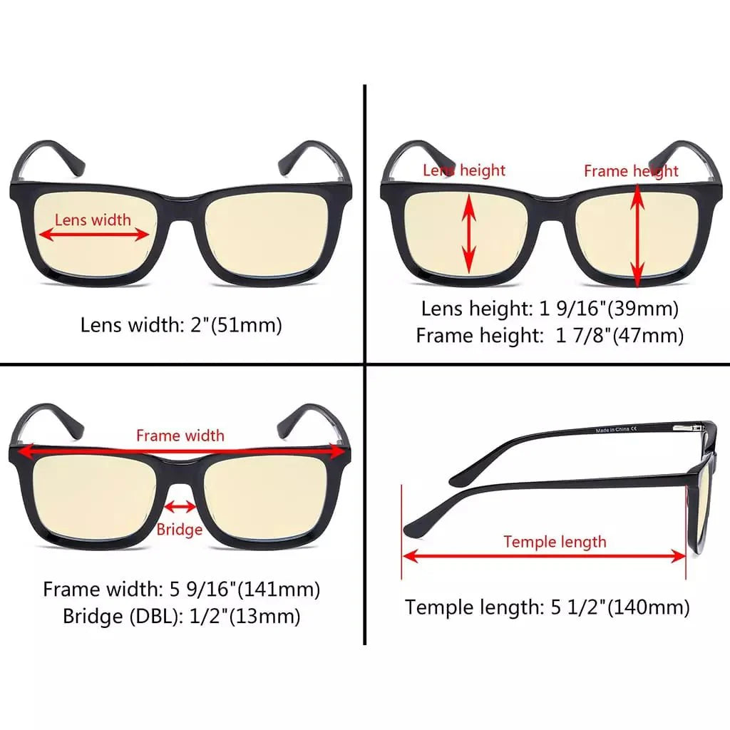 Blue Light Glasses Eyeglasses Vintage Style BC1903-BB60