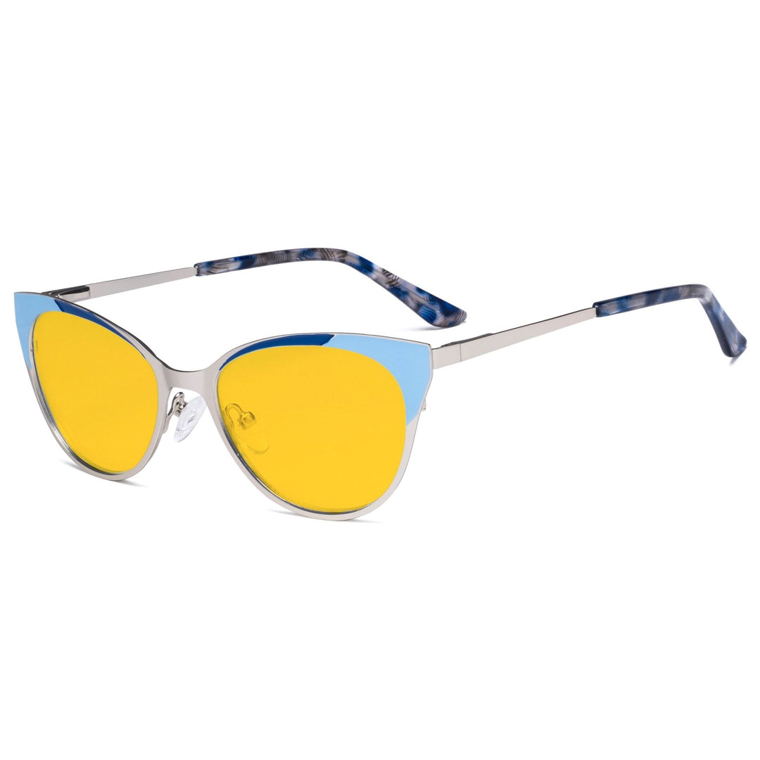 Cat-eye Anti-reflective Blue Light Eyeglasses LX19033-BB90