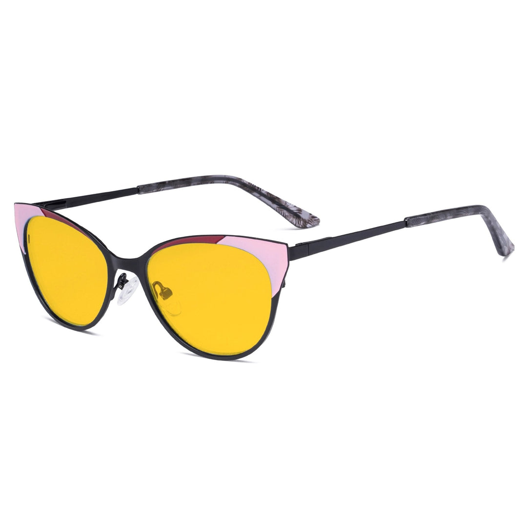 Cat-eye Anti-reflective Blue Light Eyeglasses LX19033-BB90