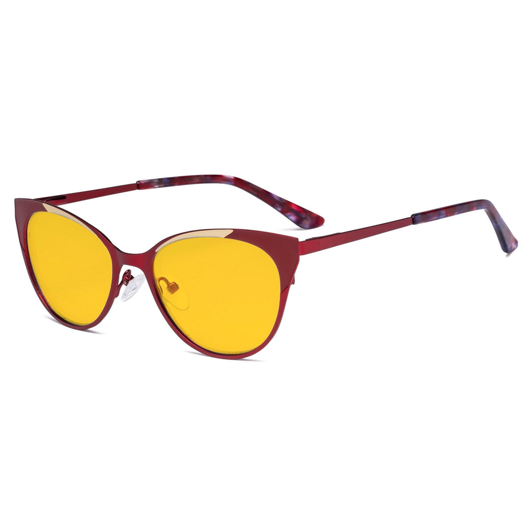 Cat-eye Anti-reflective Blue Light Eyeglasses LX19033-BB90
