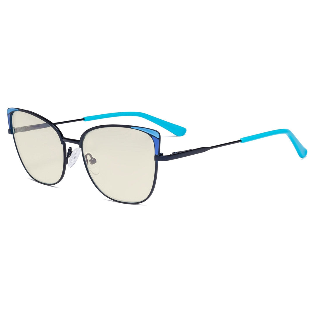 Stylish Classic Blue Light Filter Eyeglasses LX19032-BB40