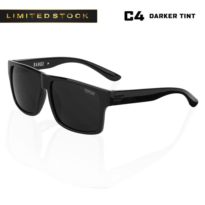 RANGE C4 Extra Dark Polarized Glossy Frame