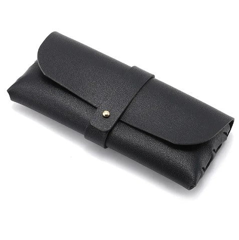 Faux Leather Buckle Case