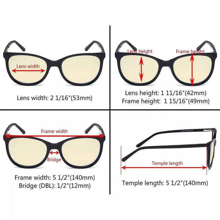 Cat-eye Blue Light Blocking Eyeglasses BC1901-BB60