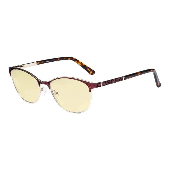 Cat-eye Blue Light Blocking Eyeglasses LX19011-BB60