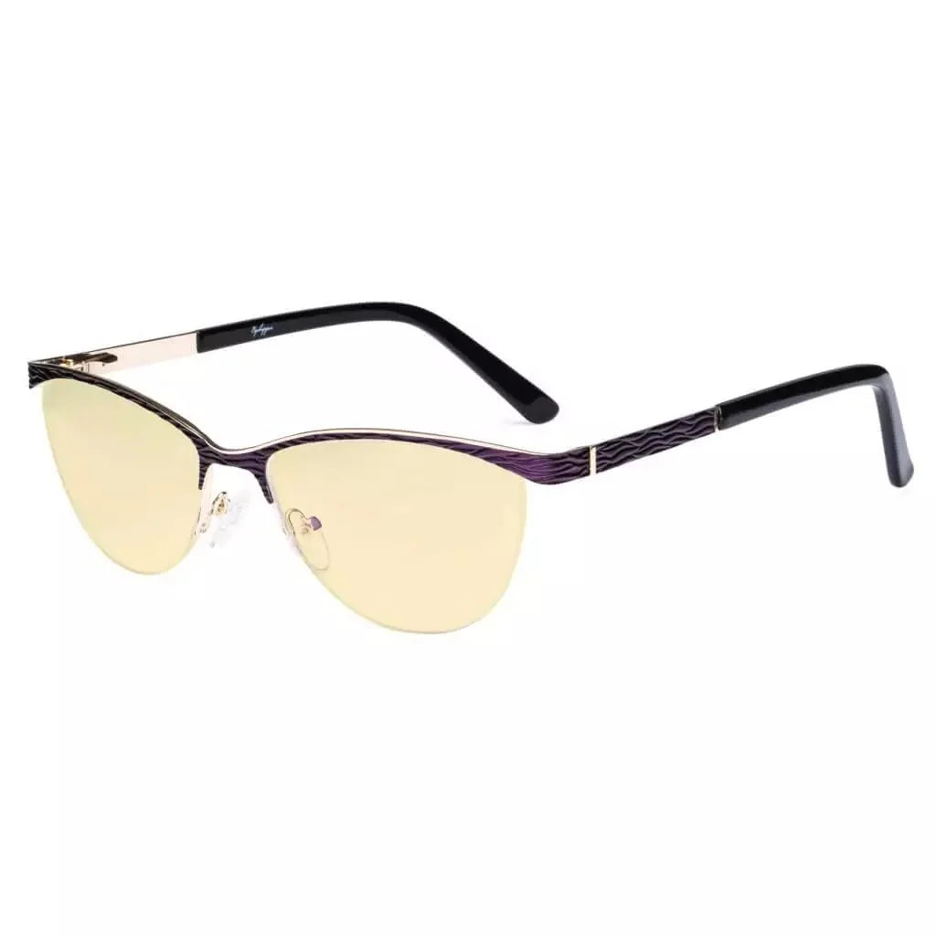 Cat-eye Blue Light Blocking Eyeglasses LX19013-BB60