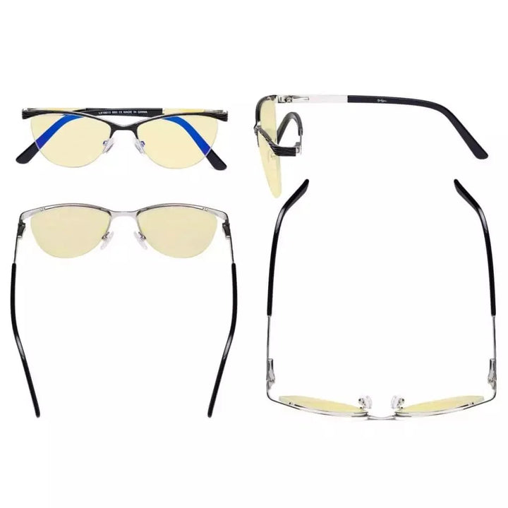 Cat-eye Blue Light Blocking Eyeglasses LX19013-BB60