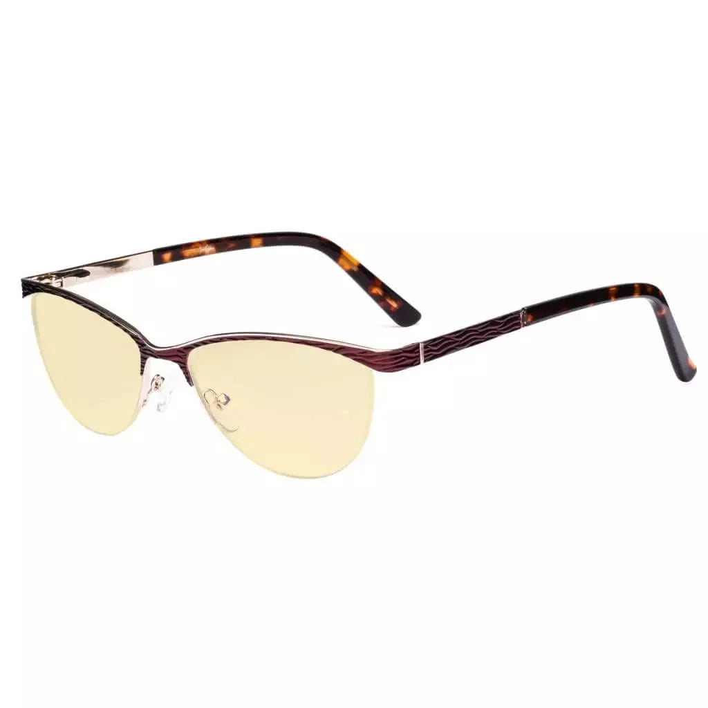 Cat-eye Blue Light Blocking Eyeglasses LX19013-BB60