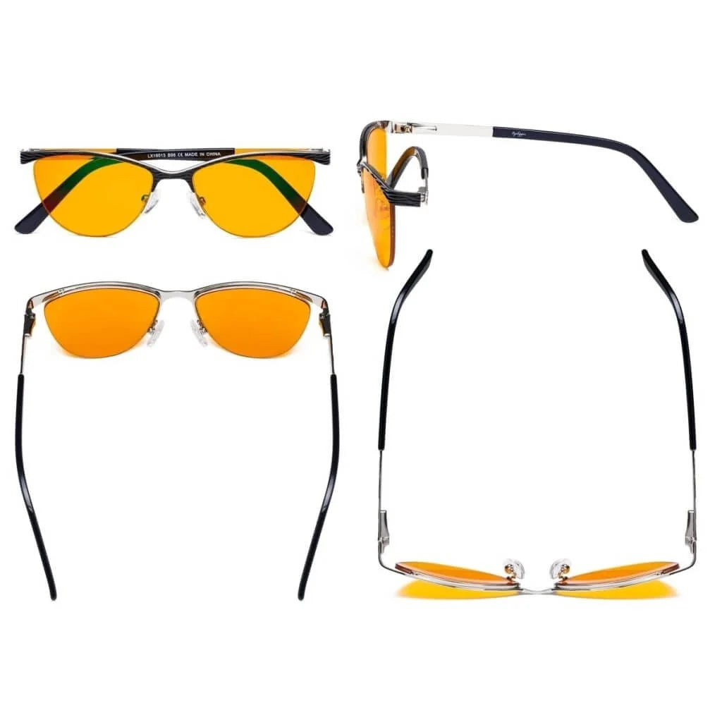 Cat-eye Blue Light Blocking Eyeglasses LX19013-BB98