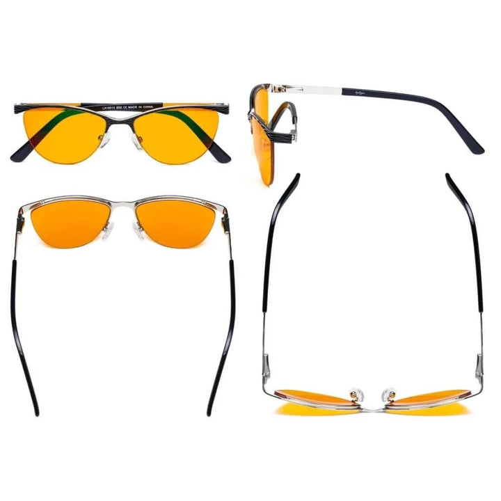 Cat-eye Blue Light Blocking Eyeglasses LX19013-BB98