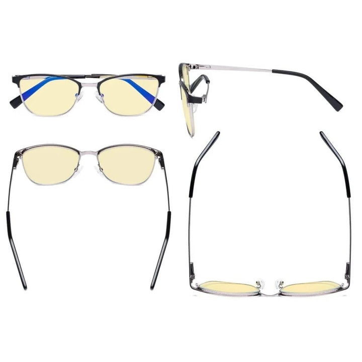 Cat-eye Blue Light Blocking Eyeglasses LX19017-BB60