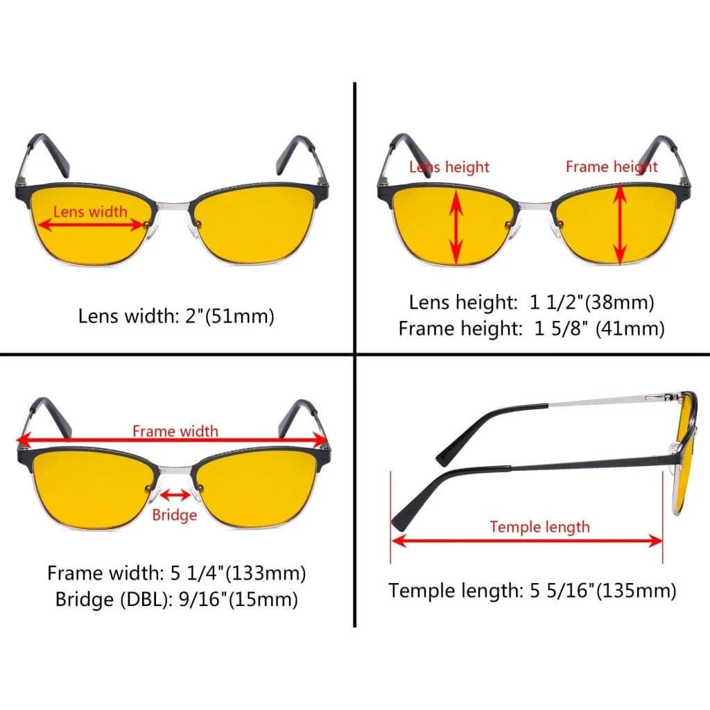 Cat-eye Blue Light Blocking Eyeglasses LX19017-BB90