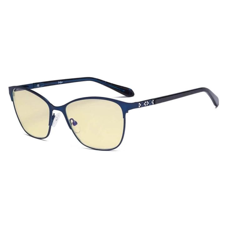 Cat-eye Blue Light Blocking Eyeglasses LX19023-BB60