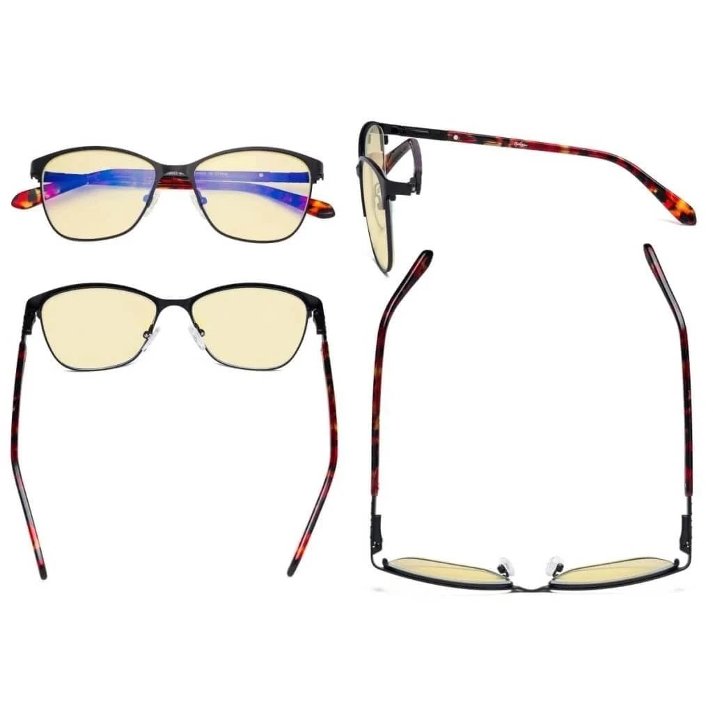 Cat-eye Blue Light Blocking Eyeglasses LX19023-BB60