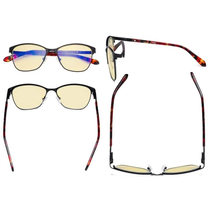Cat-eye Blue Light Blocking Eyeglasses LX19023-BB60