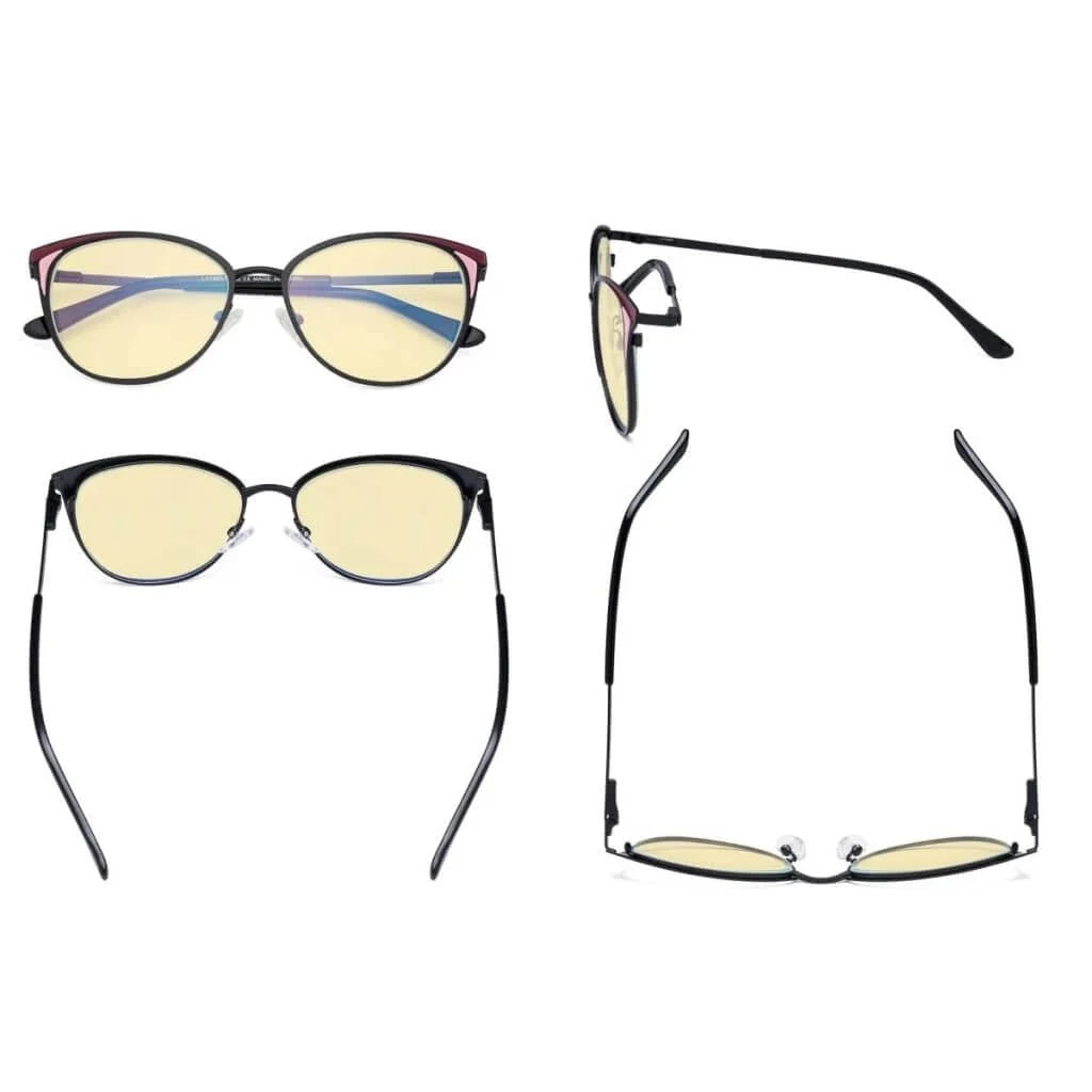 Cat-eye Blue Light Blocking Eyeglasses LX19031-BB60
