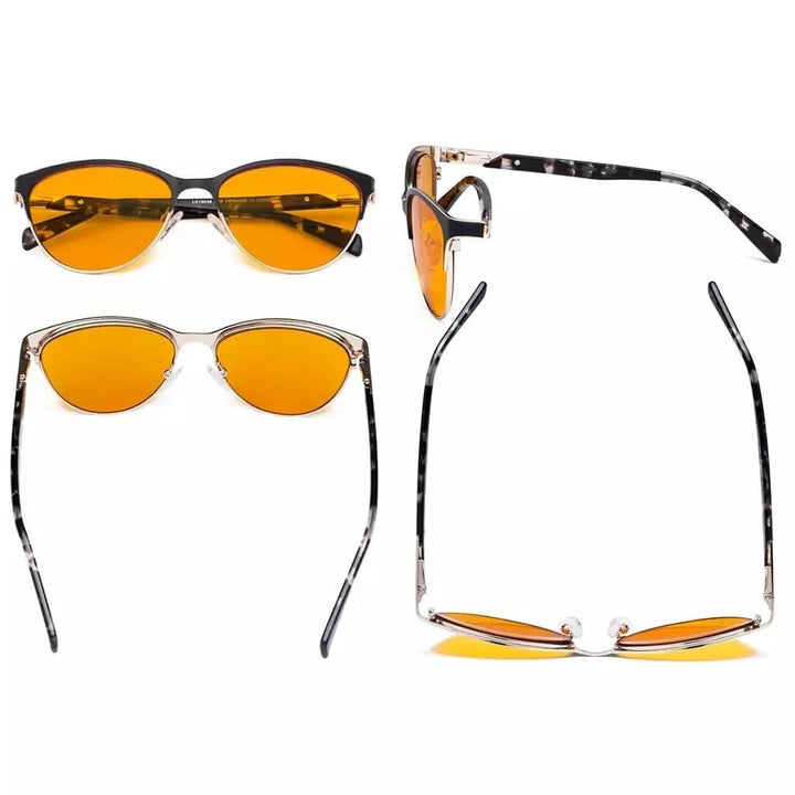 Cat-eye Blue Light Blocking Eyeglasses LX19038-BB98