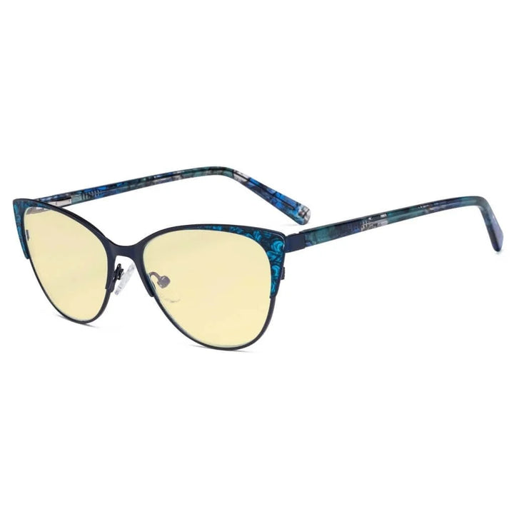 Cat-eye Blue Light Blocking Eyeglasses LX19044-BB60