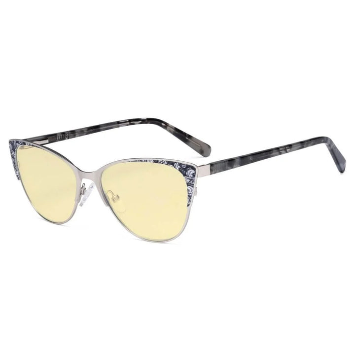 Cat-eye Blue Light Blocking Eyeglasses LX19044-BB60