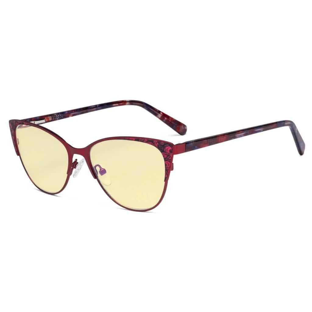 Cat-eye Blue Light Blocking Eyeglasses LX19044-BB60