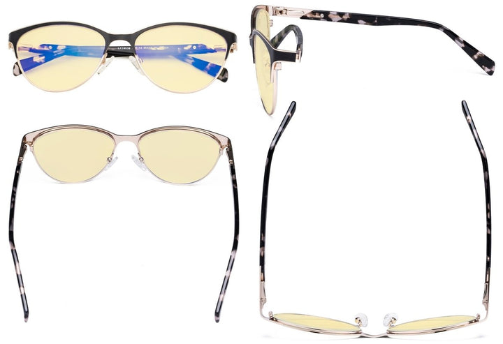 Cat-eye Blue Light Blocking Eyeglasses LX19038-BB60