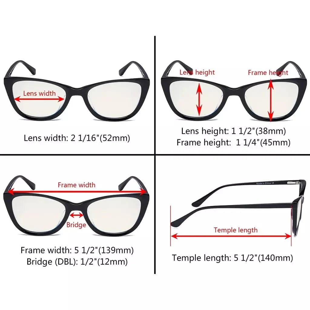 Cat-eye Blue Light Filter Eyeglasses BC1902-BB40
