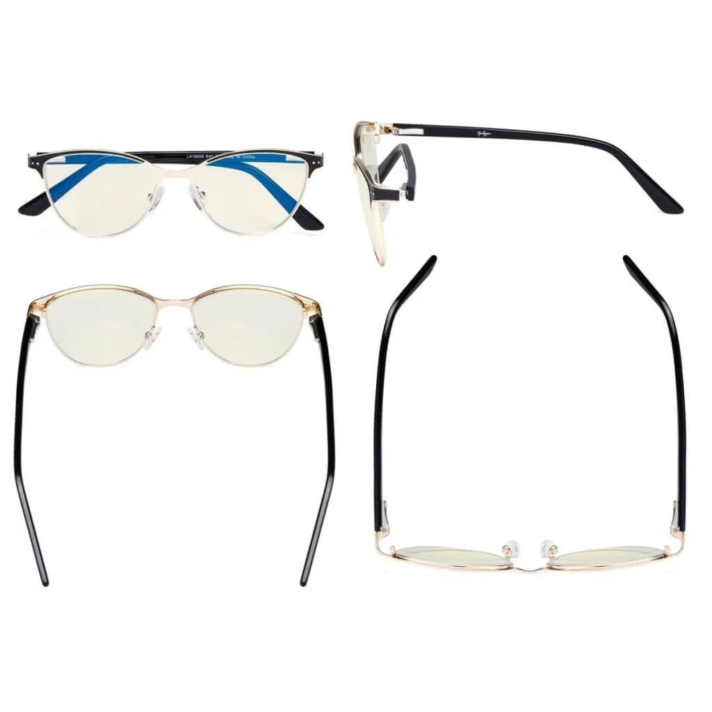 Cat-eye Blue Light Filter Eyeglasses LX19009-BB40