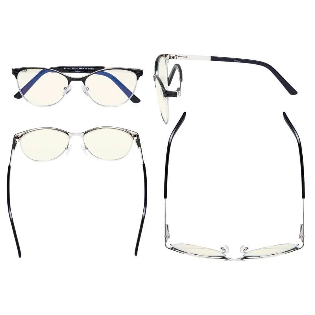 Cat-eye Blue Light Filter Eyeglasses LX19011-BB40