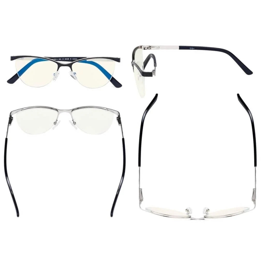 Cat-eye Blue Light Filter Eyeglasses LX19013-BB40