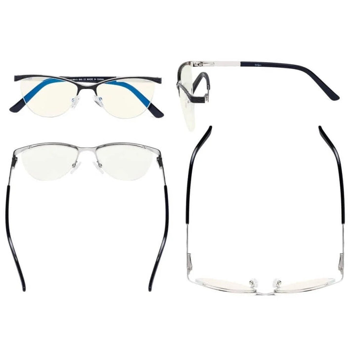 Cat-eye Blue Light Filter Eyeglasses LX19013-BB40