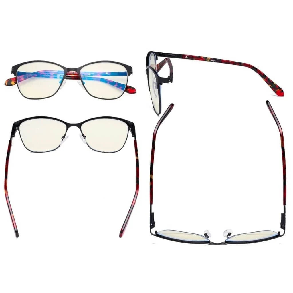 Cat-eye Blue Light Filter Eyeglasses LX19023-BB40