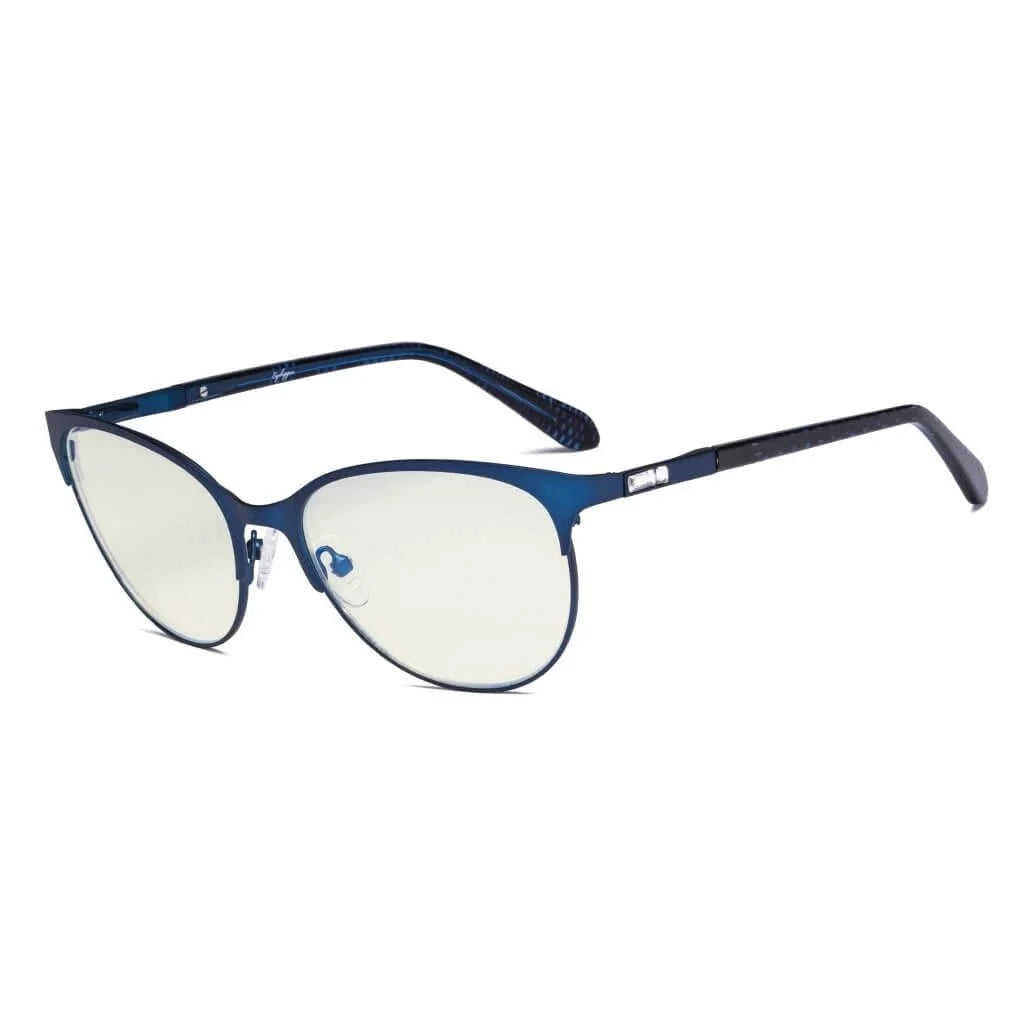 Cat-eye Blue Light Filter Eyeglasses LX19024-BB40