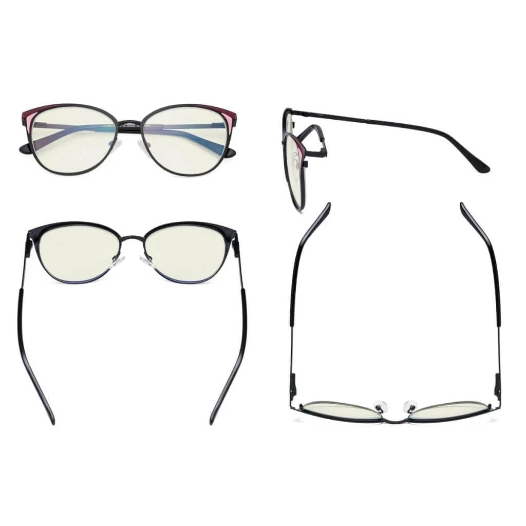 Cat-eye Blue Light Filter Eyeglasses LX19031-BB40