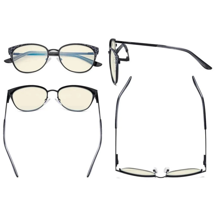 Cat-eye Blue Light Filter Eyeglasses LX19045-BB40