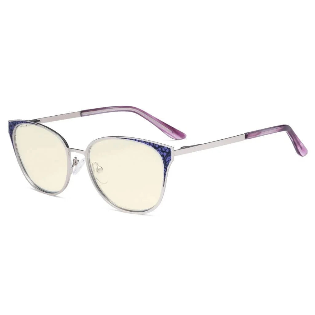 Cat-eye Blue Light Filter Eyeglasses LX19045-BB40