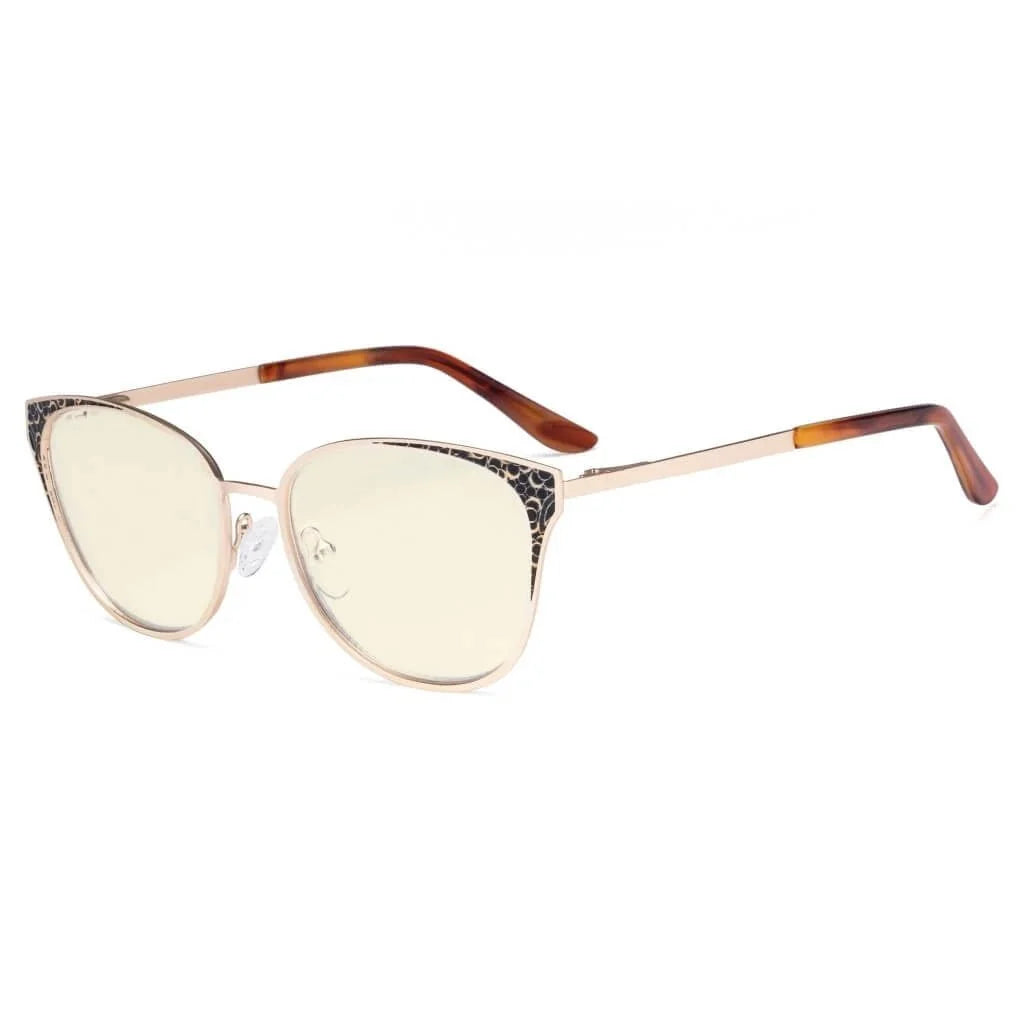 Cat-eye Blue Light Filter Eyeglasses LX19045-BB40