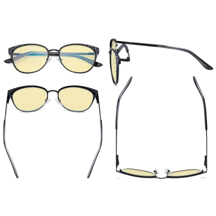 Cat-eye Blue Light Filter Glasses LX19045-BB60