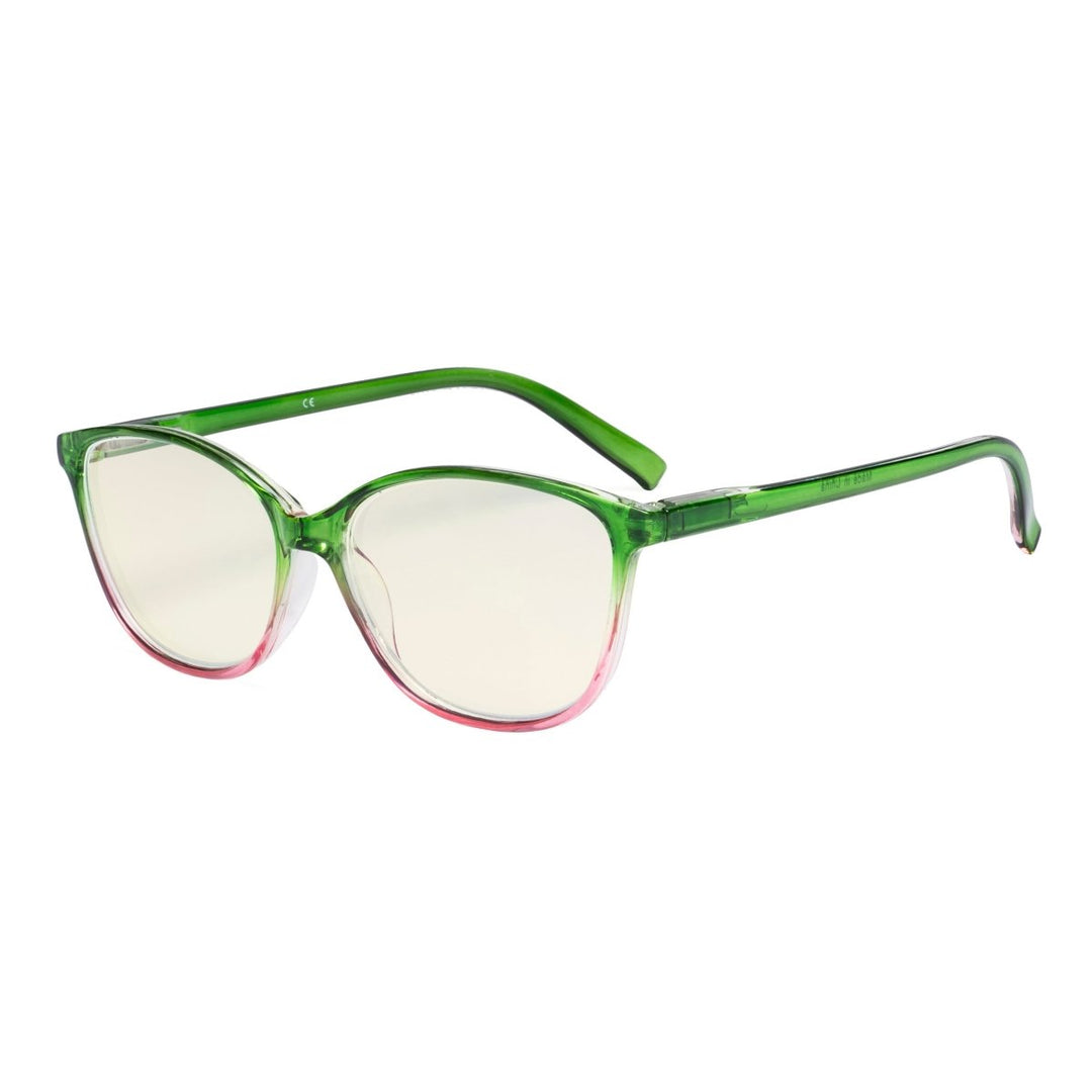 Two-tone Stylish Blue Light Filter Readers UVRFH2