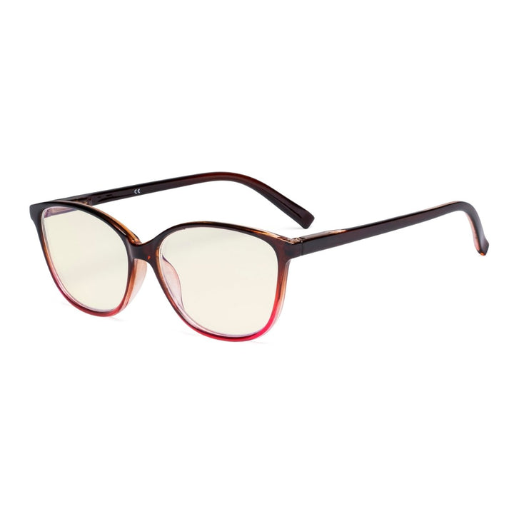 Two-tone Stylish Blue Light Filter Readers UVRFH2
