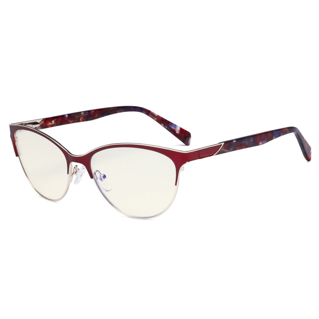 Cat-eye Blue Light Filter Eyeglasses LX19038-BB40