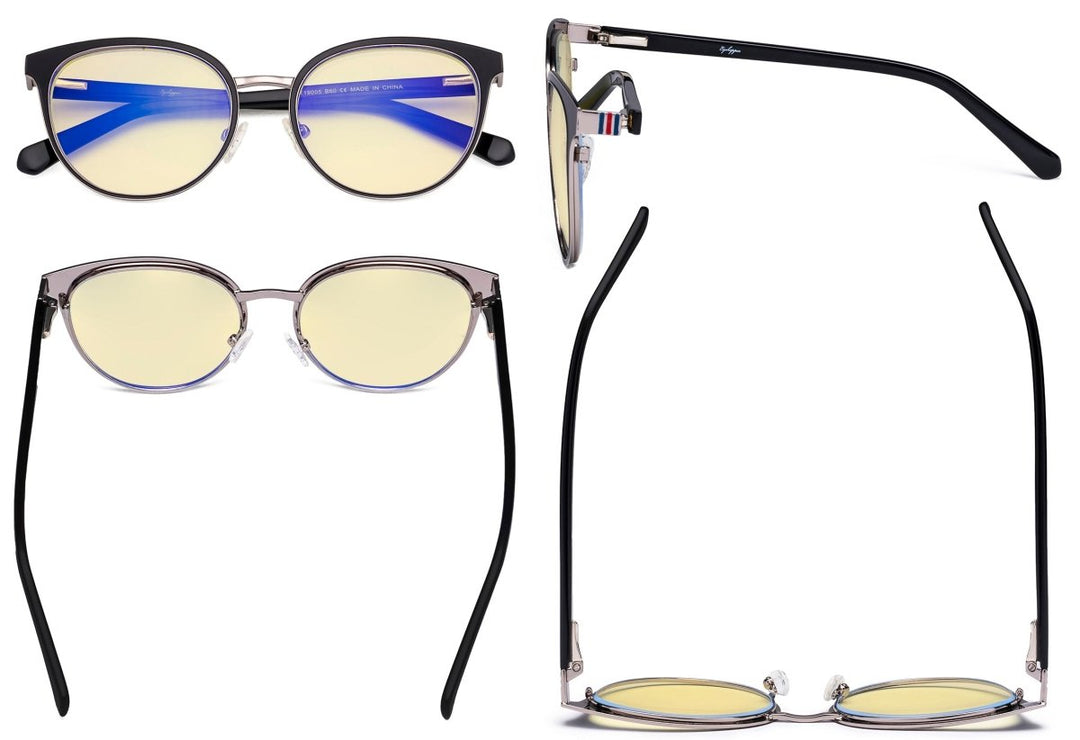Cat-eye Blue Light Blocking Eyeglasses LX19005-BB60