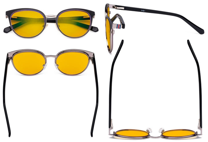 Cat-eye Blue Light Blocking Eyeglasses LX19005-BB90
