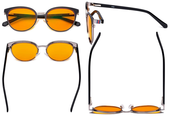 Cat-eye Blue Light Blocking Eyeglasses LX19005-BB98