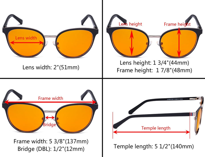 Cat-eye Blue Light Blocking Eyeglasses LX19005-BB98