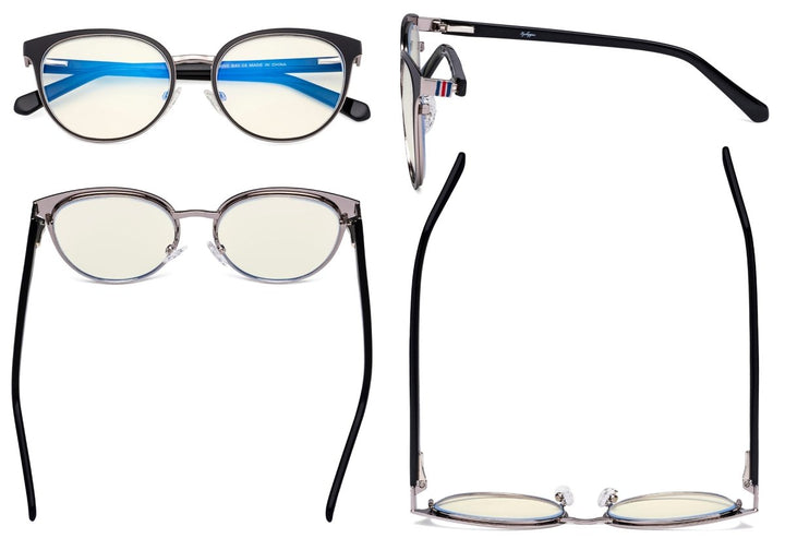 Cat-eye Blue Light Filter Eyeglasses LX19005-BB40