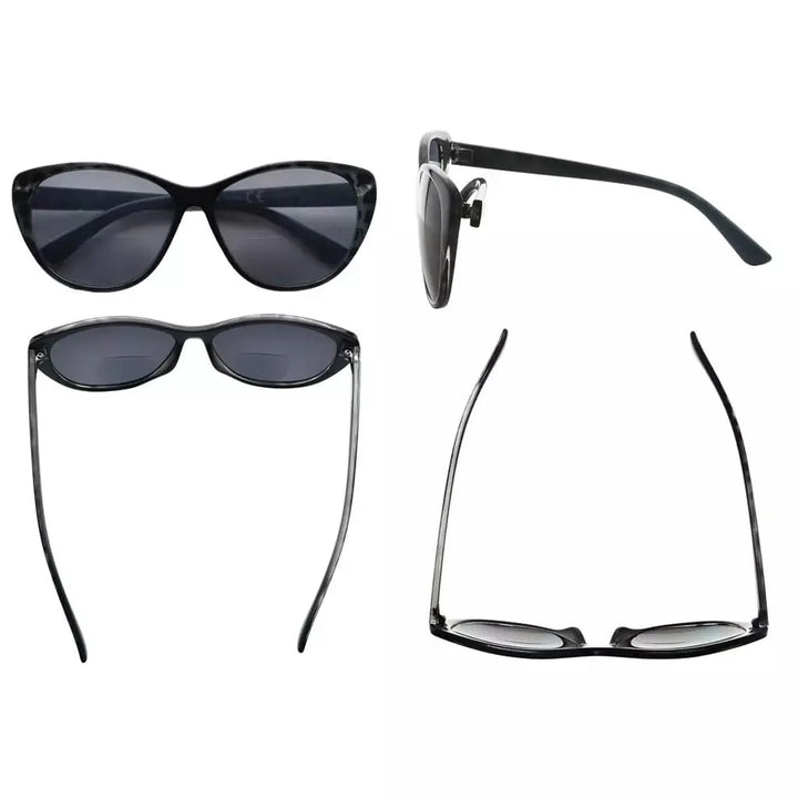 Cat-eye Stylish Bifocal Reading Sunglasses S033