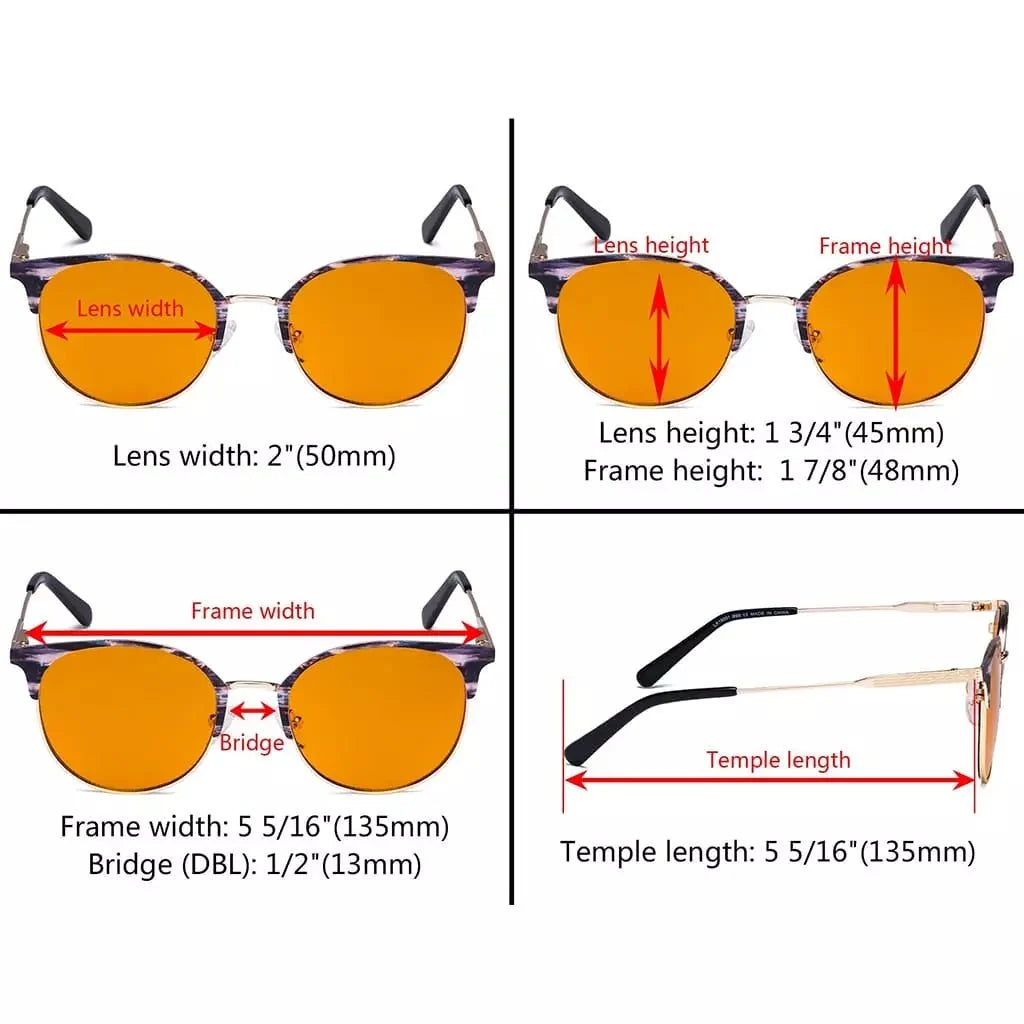 Chic Blue Light Blocking Eyeglasses LX19001-BB98