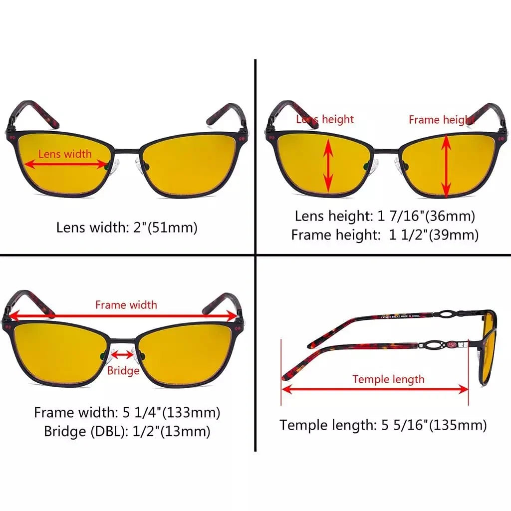 Chic Blue Light Blocking Eyeglasses LX19019-BB90