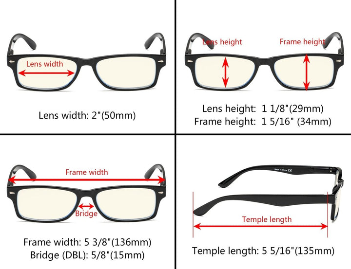 Classic Blue Light Blocking Readers CG066